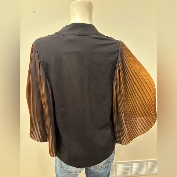 Masai Women’s Black & Brown/Copper Birgitte Jersey Top, size large - Picture 10 of 16